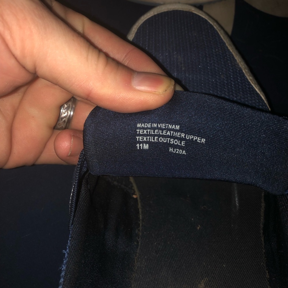 Michael Kors Navy and White Men's Sneakers - Picture 4 of 5